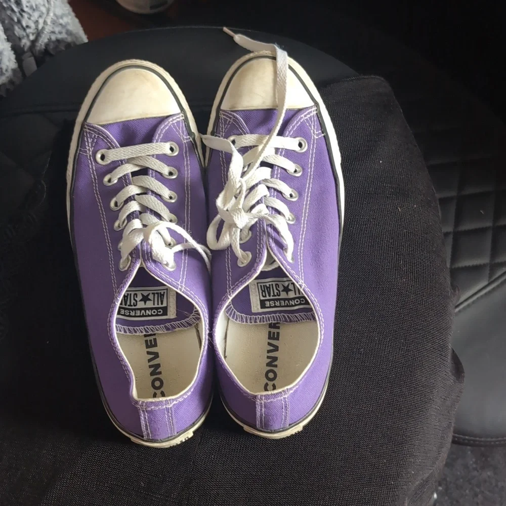 Converse Purple Low-Top Sneakers Men Size 6.5